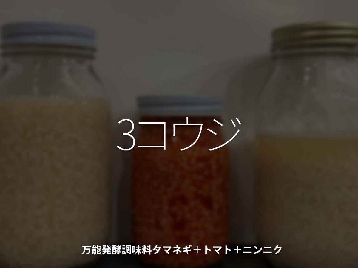 「3コウジ」万能発酵調味料タマネギ＋トマト＋ニンニク【適材適食】小園亜由美（管理栄養士・野菜ソムリエ上級プロ）糖尿病専門・甲状腺専門クリニック勤務＠福岡姪浜・福岡天神