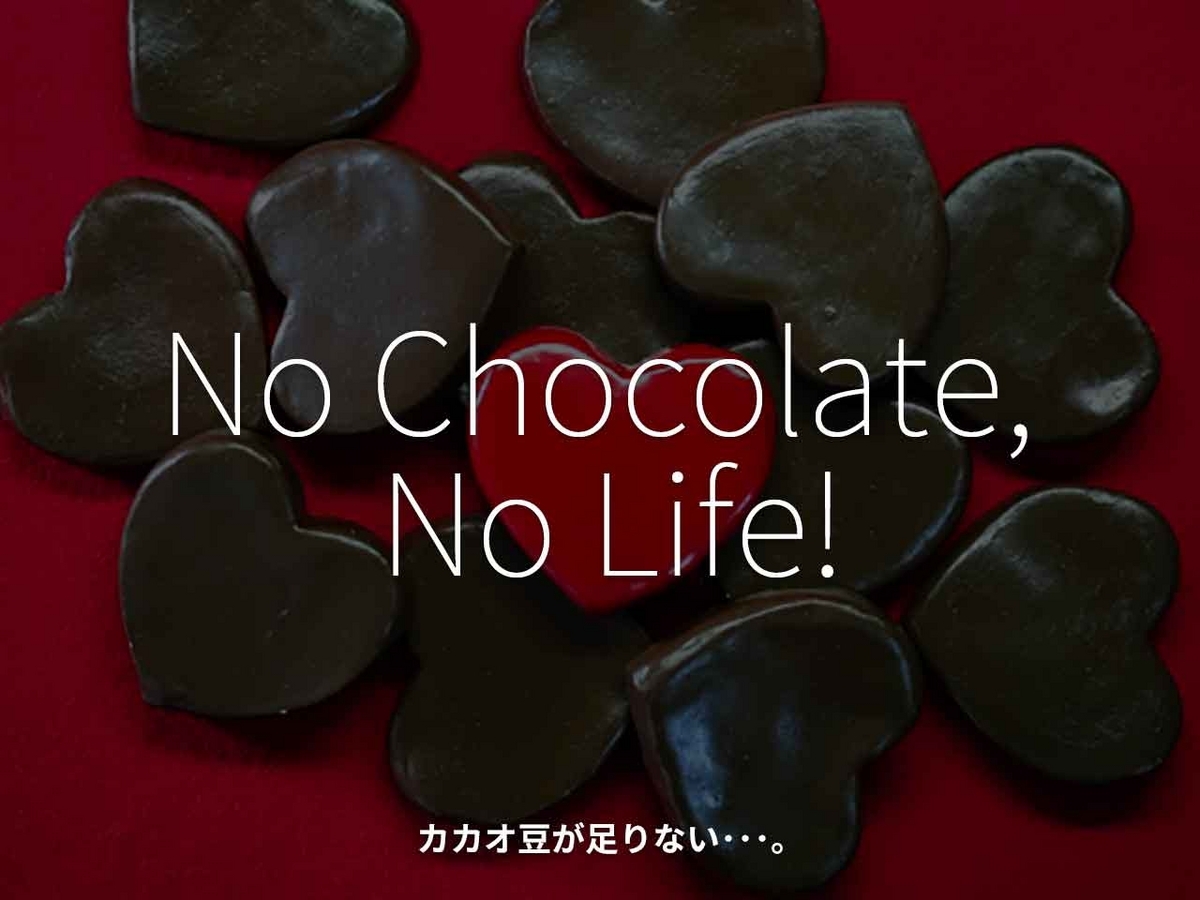 「No Chocolate, No Life!」カカオ豆が足りない･･･。【適材適食】小園亜由美（管理栄養士・野菜ソムリエ上級プロ）糖尿病専門・甲状腺専門二田哲博クリニック勤務＠福岡姪浜・福岡天神