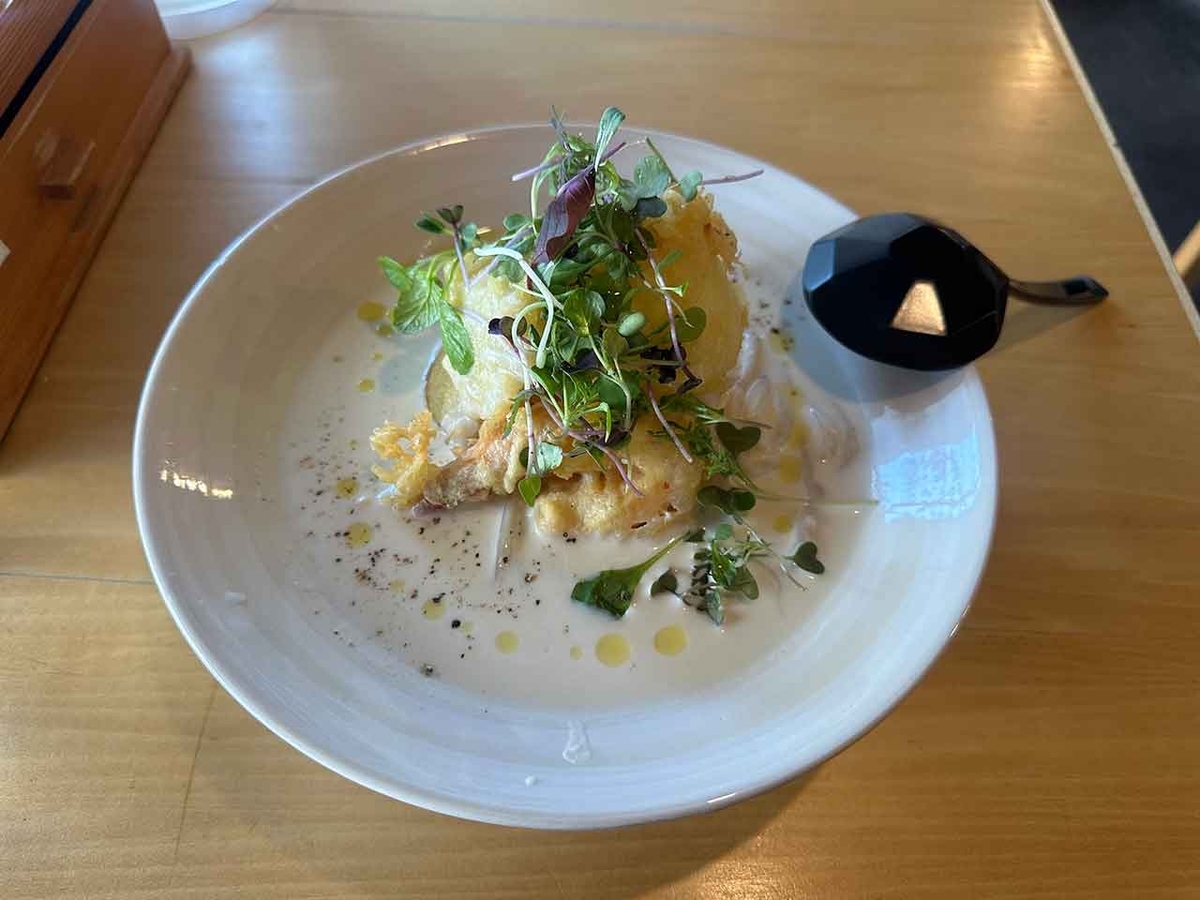 「ビシソワーズうどん！？」茶ぶ釜＠福岡・大濠【適材適食】小園亜由美（管理栄養士・野菜ソムリエ上級プロ）糖尿病専門・甲状腺専門二田哲博クリニック勤務＠福岡姪浜・福岡天神