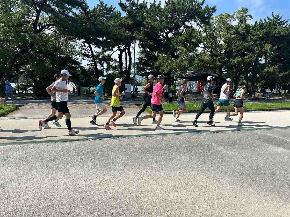 「私のペースで楽しくランラン♪ランニング224本目」姪浜から大濠公園を廻って戻ってくるコース【適材適食】小園亜由美（管理栄養士・野菜ソムリエ上級プロ）糖尿病専門・甲状腺専門二田哲博クリニック勤務＠福岡姪浜・福岡天神