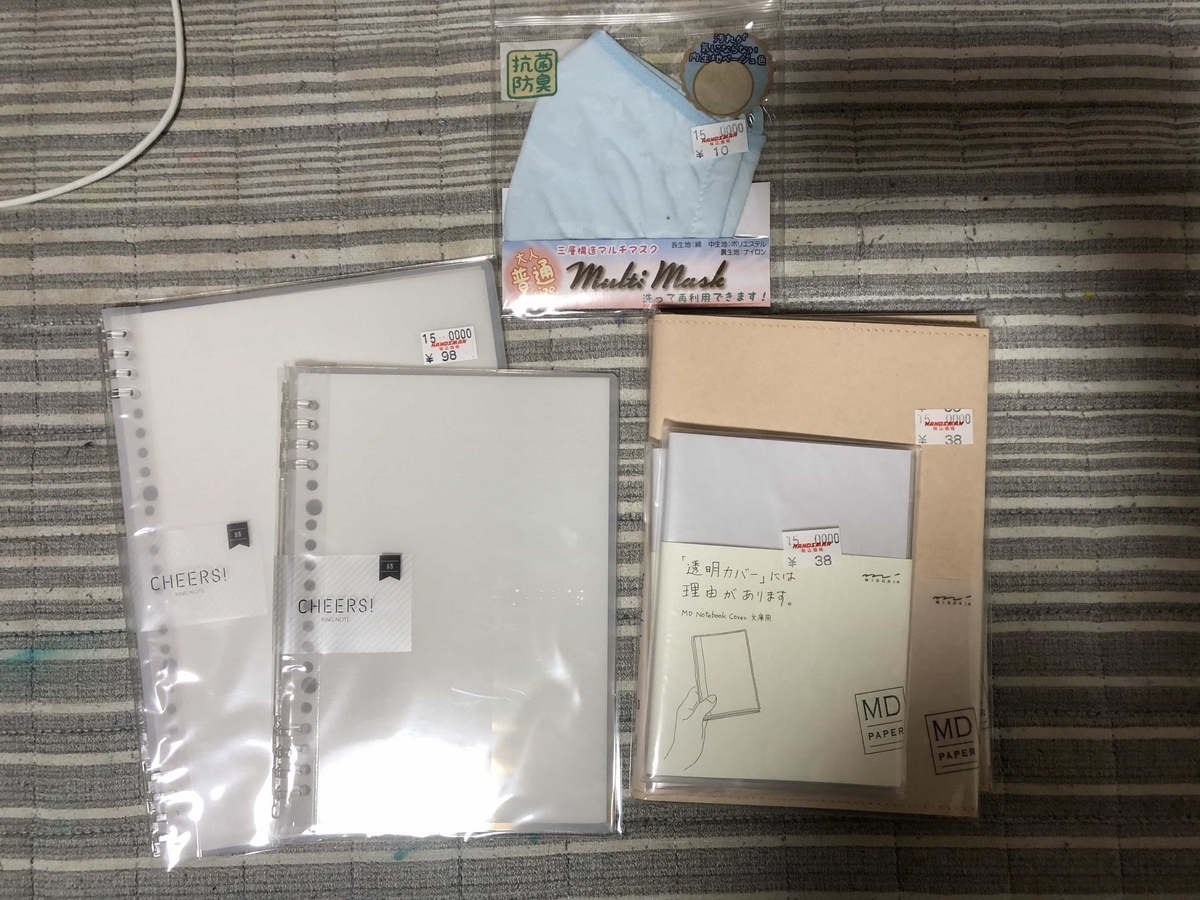 柳丸店での戦利品。こちらの方が刺さる品物多かった。