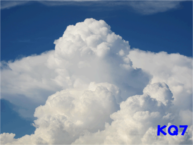 入道雲 にゅうどうぐも 下関の山の方 ぶらぶら ランブラー