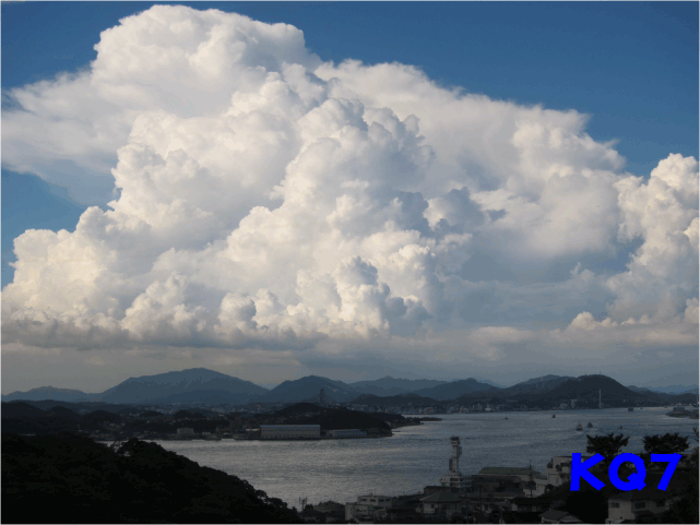 入道雲 にゅうどうぐも 下関の山の方 ぶらぶら ランブラー