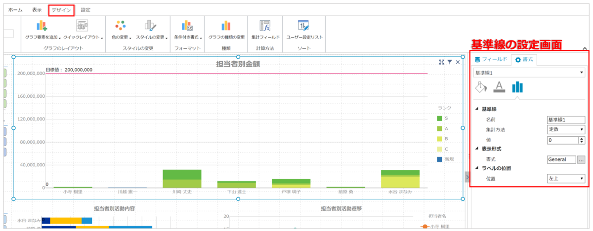 基準線の設定