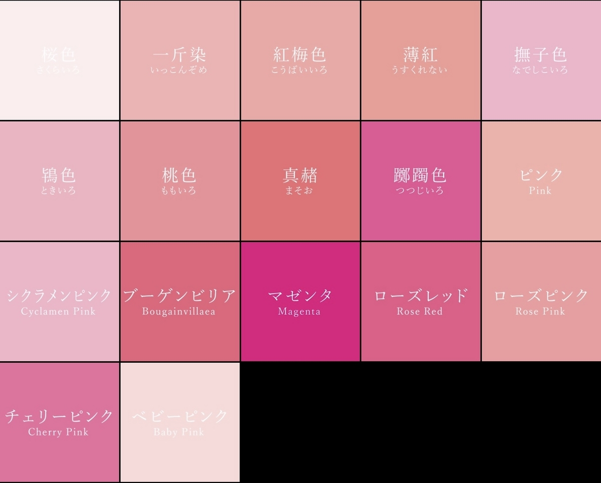 M!LKメンカラの色味が知りたいので調べてみた話 - 一瞬は永遠のきらめき