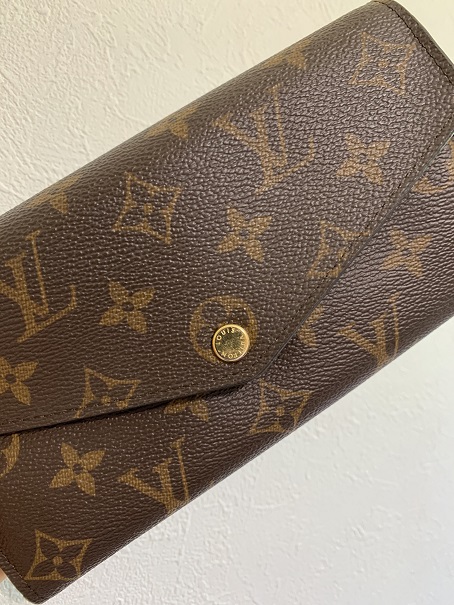実物 ルイヴィトン 三つ折り財布 ※ボタン破損 savingssafari.com