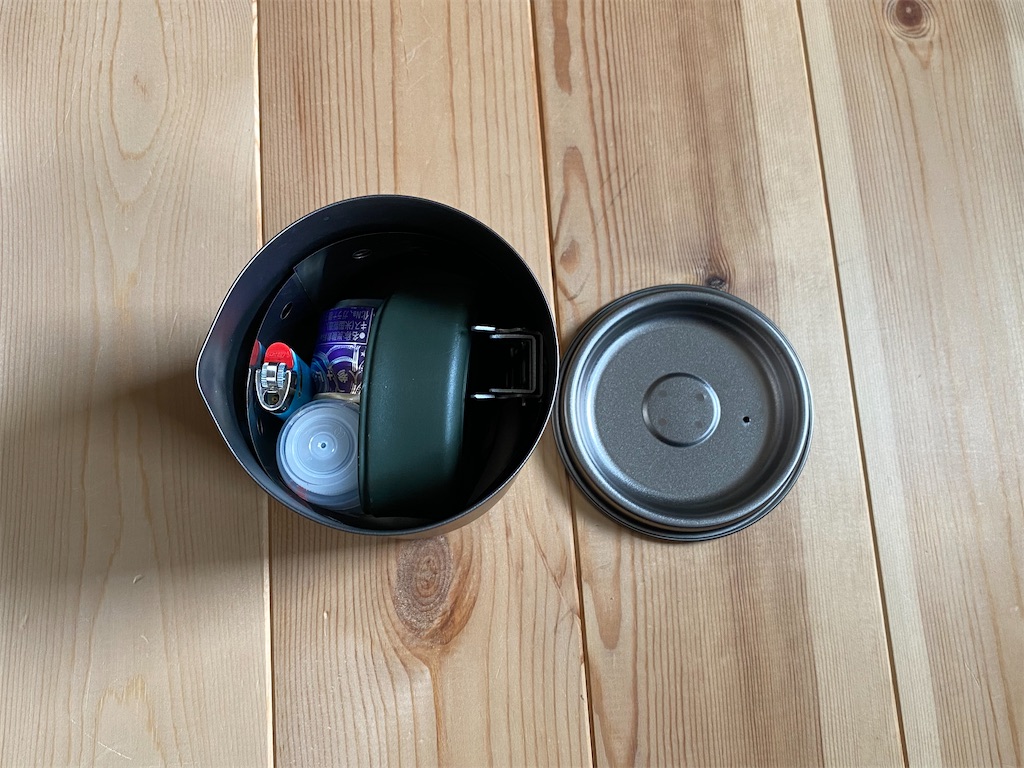 自作アルコールストーブで作る軽量コンパクトな湯沸かしキット / 145g