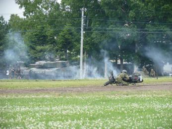 P1010385模擬戦闘展示