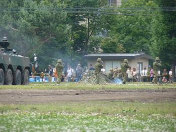 P1010406模擬戦闘展示