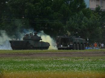 P1010404模擬戦闘展示