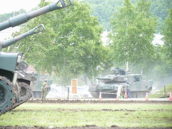 P1010399模擬戦闘展示