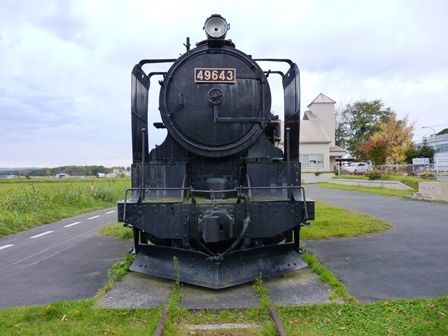 網走市字卯原内（うばらない） 卯原内交通公園のSL保存機 9600形49643