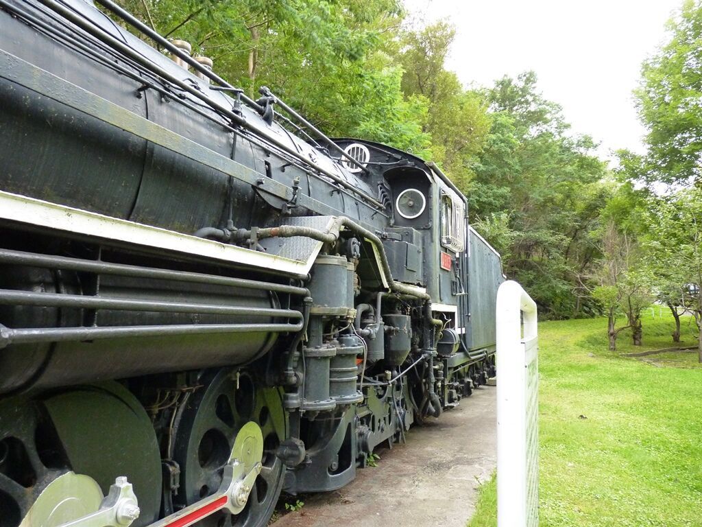 留萌市見晴町 見晴公園のD61 3 ～唯一の現存するD61型蒸気機関車