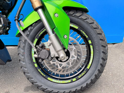 Z125PROスポークホイール化！ - けすらんど はてなぶろぐ出張所(仮)