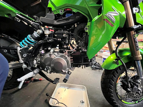 Z125PROのカスタム - けすらんど はてなぶろぐ出張所(仮)