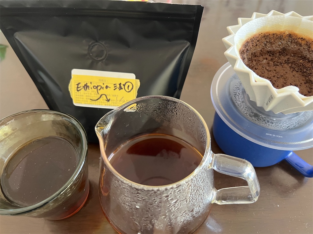 コーヒーを淹れた