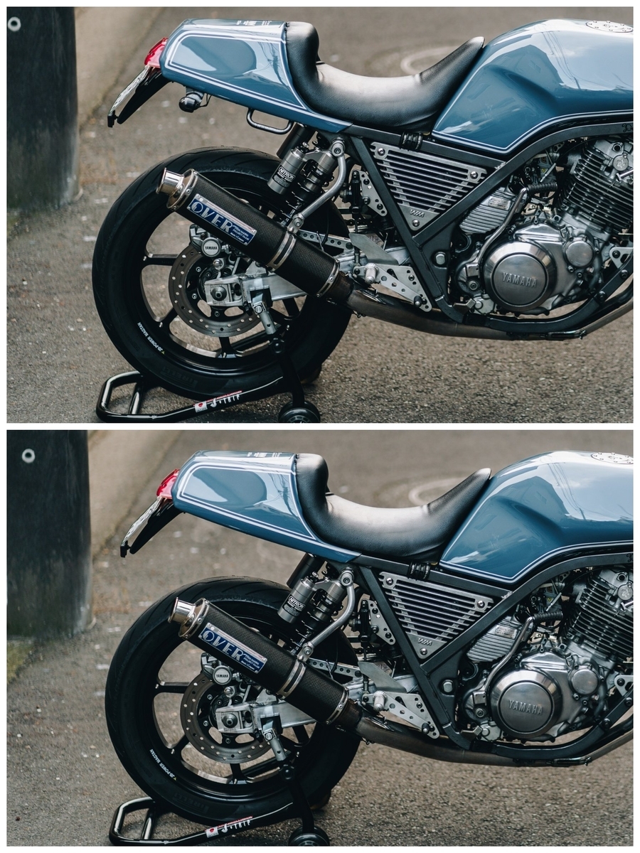 ヤマハ SRX400&600 (1,2型、2本サス用) ウェリントン製マフラー