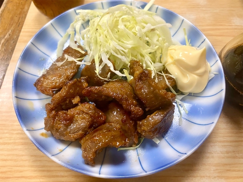 大むら（足立区一ツ家 六町駅）ラーメン＋肉豆腐＋砂肝＋きのこおろし