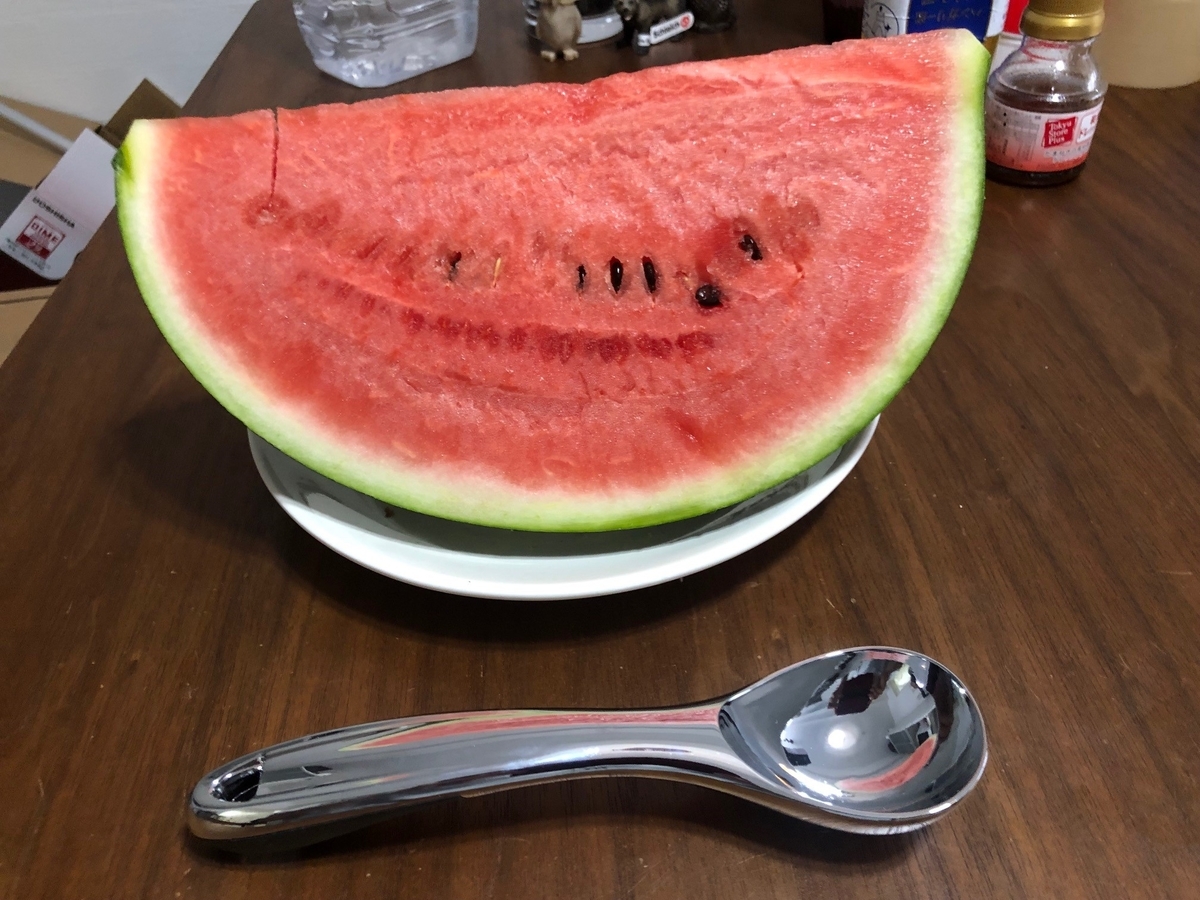 アイスクリームディッシャーが届いた グリップ感良い 馴染むぞ じつに良く馴染む 土士千 日記帳