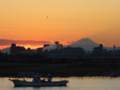 [夕暮れの富士山を見に]