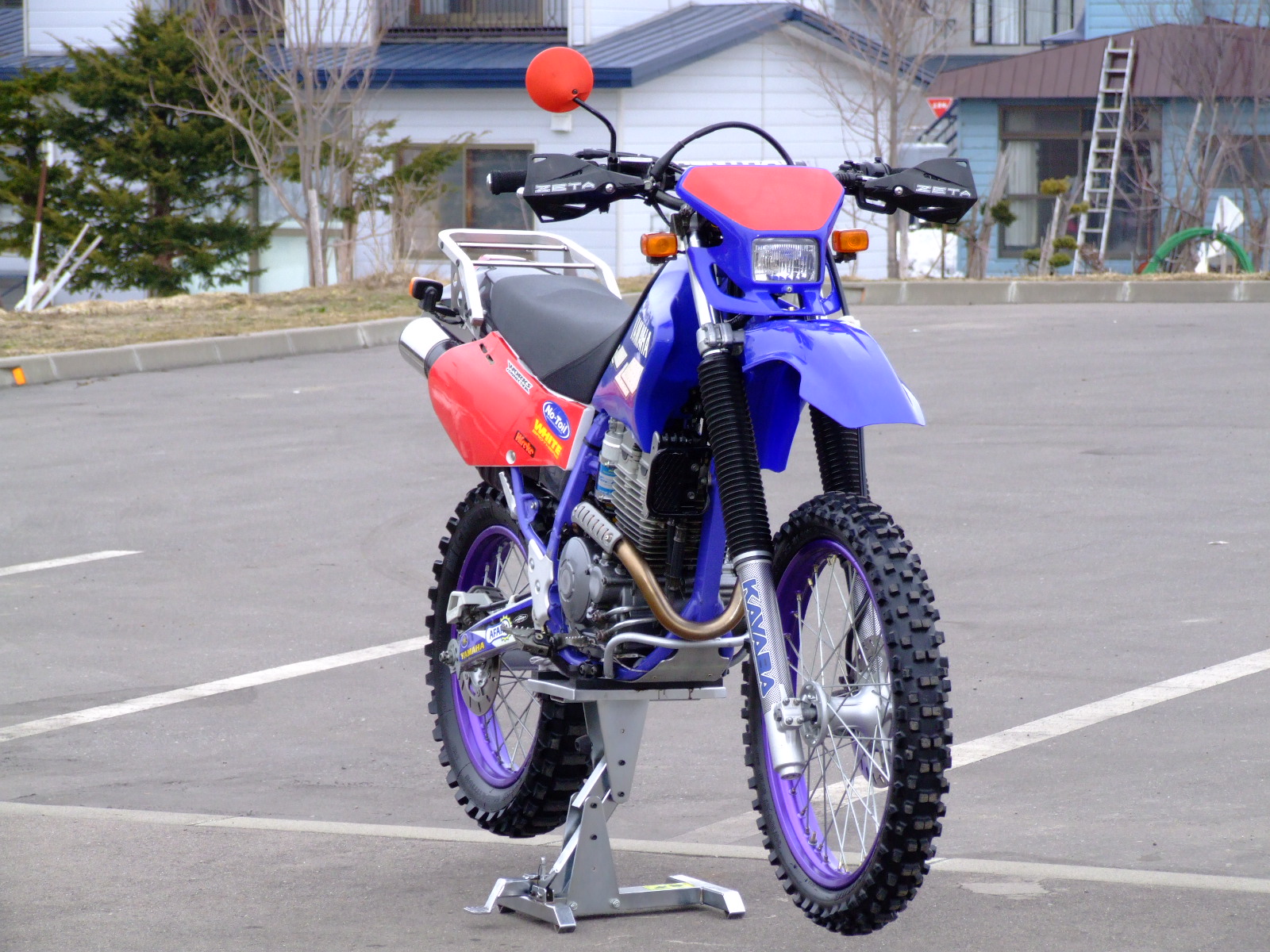 昔のバイク 「TT250R改 WR仕様」 - 青空