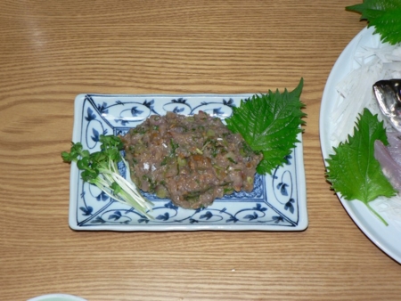 アジのなめろう