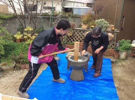 餅つき