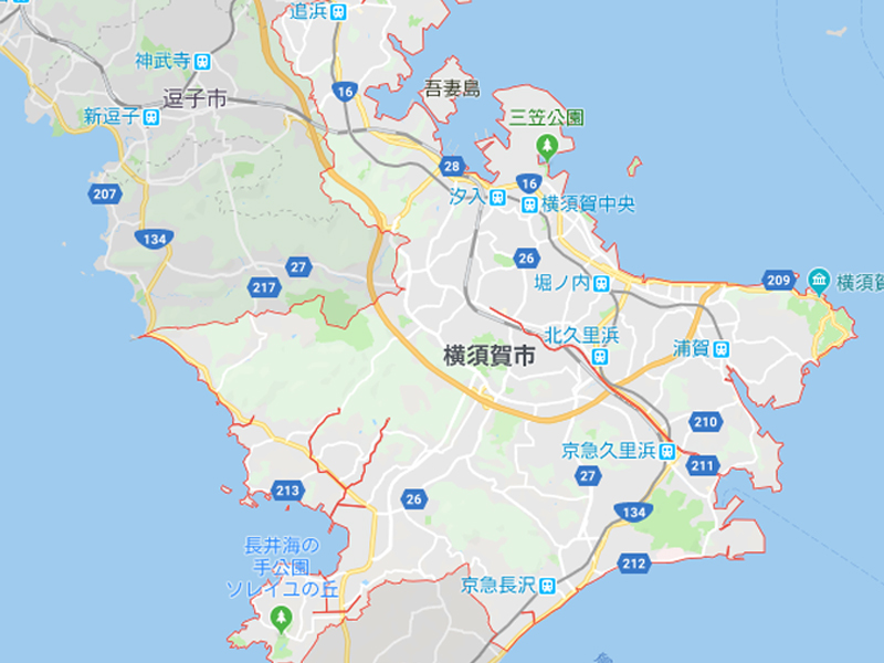 横須賀路線図