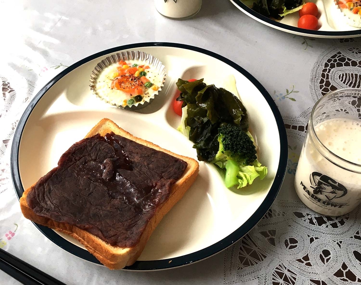 あんバタートースト