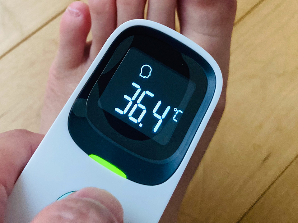 1時間後の体温