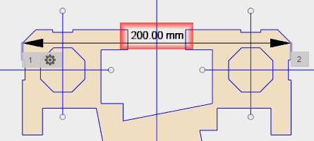 寸法が10倍になっています。 寸法が10倍になっています。