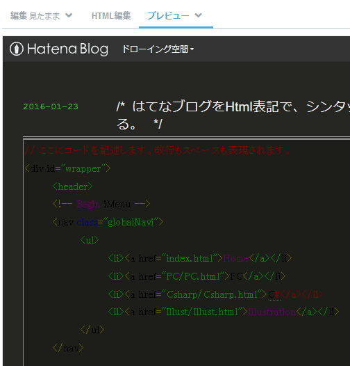 きちんと動作していますが、カラーテーマが、明るい背景用のもののようです。 きちんと動作していますが、カラーテーマが、明るい背景用のもののようです。