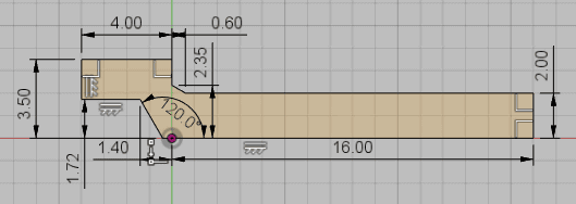 スケッチし、寸法を指定し、スケッチを停止します。 スケッチし、寸法を指定し、スケッチを停止します。