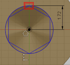 寸法と拘束を設定します。 寸法と拘束を設定します。