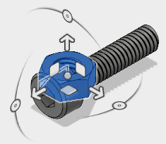 ナットを配置します ナットを配置します