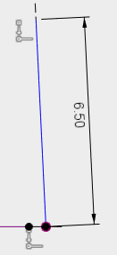 パスとして使用する直線を描きます。 パスとして使用する直線を描きます。