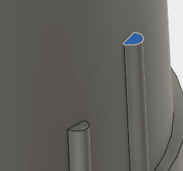 面を選択してスケッチします。< 面を選択してスケッチします。<