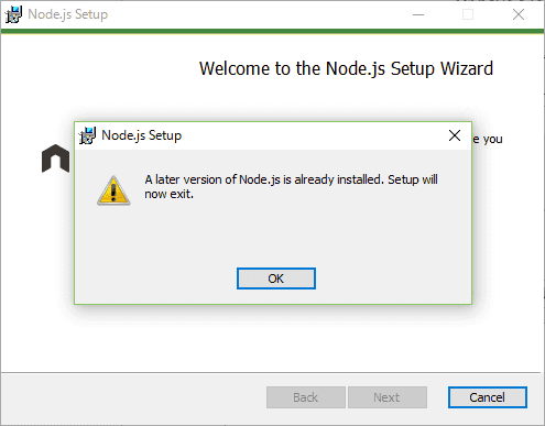 すでにインストールされていました。 すでにインストールされていました。