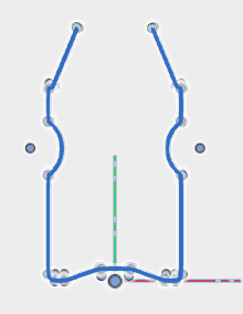 交差で取得したスケッチをすべて選択します。