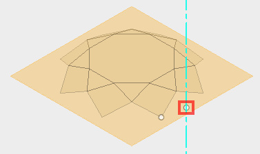 軸と平面が交差する点を取得します。 軸と平面が交差する点を取得します。