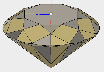 面が完成しました。 面が完成しました。