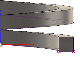 パスとガイドレールで使用するスケッチを取得する