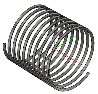 螺旋を取得するためのコイル