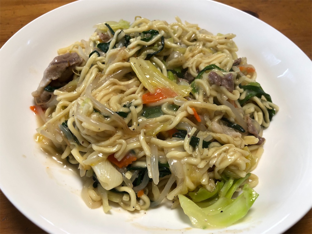 超簡単レシピ 野菜たっぷりの炒麺 チャーメン ってやっぱり美味しいよね えっ焼きそばじゃないよ クッキング父ちゃん食べ歩き食レポブログ