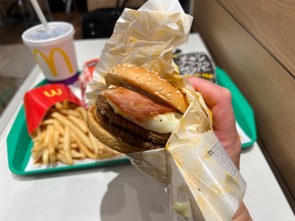 これぞ平成ノスタルジー！！マクドナルド平成バーガー大復活！！たまご