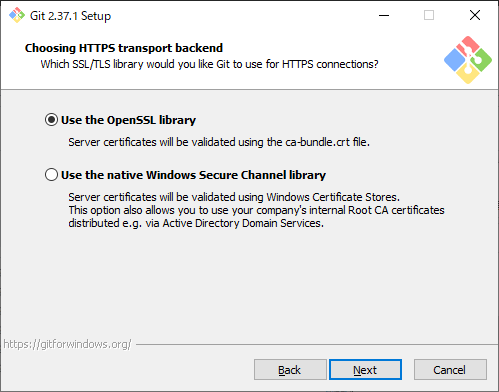 HTTPS接続設定確認