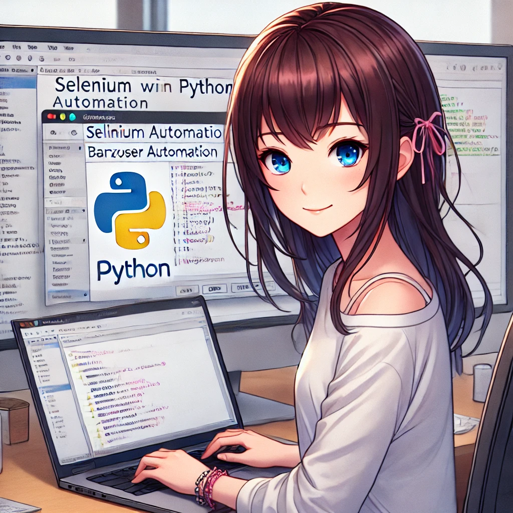 Python】Seleniumでリンクテキストから要素を取得して操作する