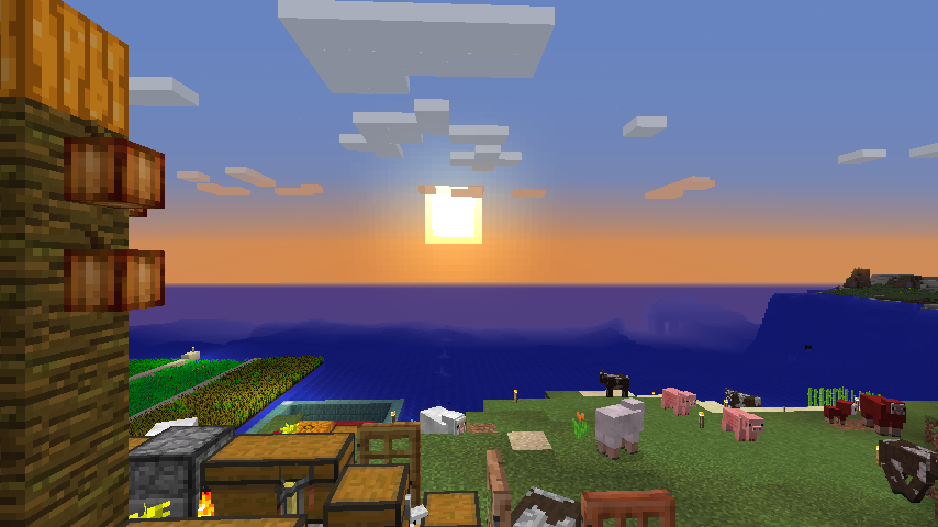 マイクラ 砂漠で砂を集めましょう 拠点のずっと西の方 漆黒のジャンブル