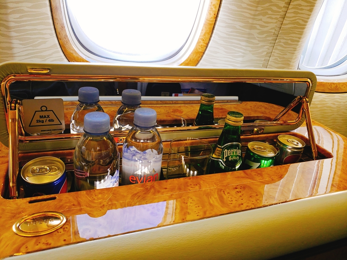 夏旅⑨ エミレーツファーストクラス搭乗記（ミュンヘン→ドバイ EK54便