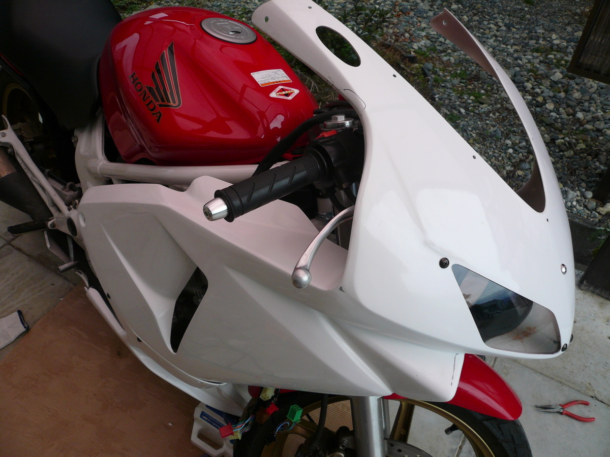 VTR250 アンダーカウル取り付け｜バイク33
